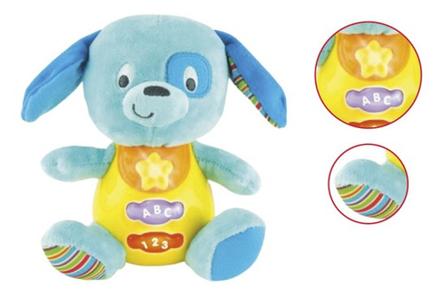 Peluche Didactico Amigo Inteligente Perro Winfun 0686