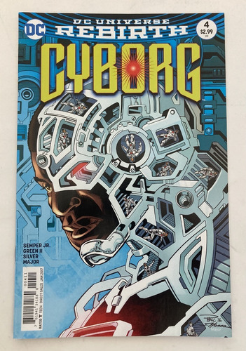 Comic Dc:  Universe Rebirth Cyborg #4. Direct Edition.
