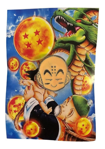 Dragon Ball Krilin Pin Metal Gastovic Anime Store