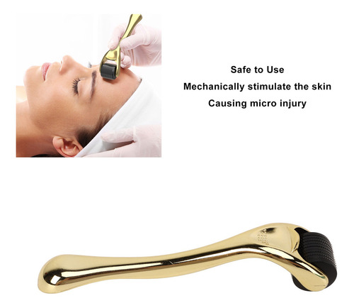 Dermaroller Barba 0,5 Mm Facial Cabello O Rodillo Para Barba