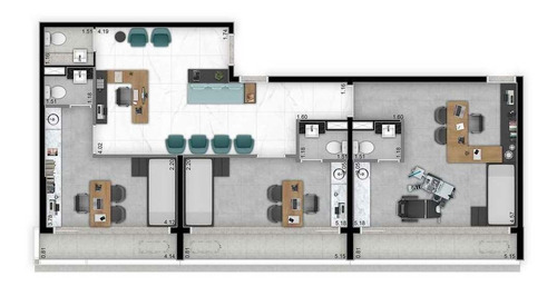 Imagem 7 de 9 de Sala Comercial Para Venda, Moema, São Paulo - Sa2732. - Sa2732-inc