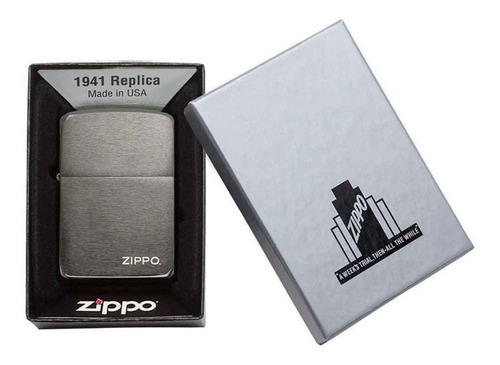 Imagen 3 de 6 de Encencedor Zippo Brass Vintage Replica Crackle
