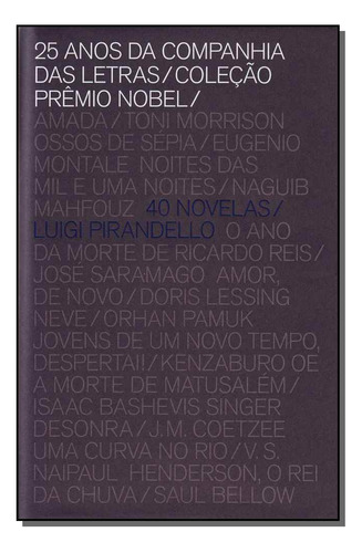 Libro 40 Novelas 25 Anos Da Companhia Nobel De Pirandello Lu