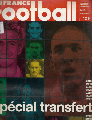 Revista - France Football -  De Coleccion  - 16 - 3 - 1999