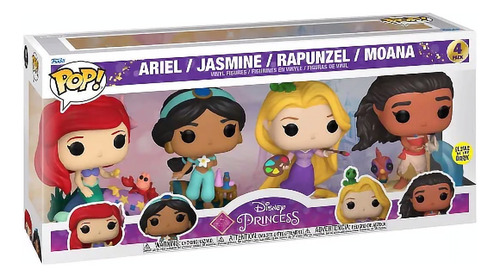 Funko Pop® Princesas 4pz Disney Figuras De Vinil