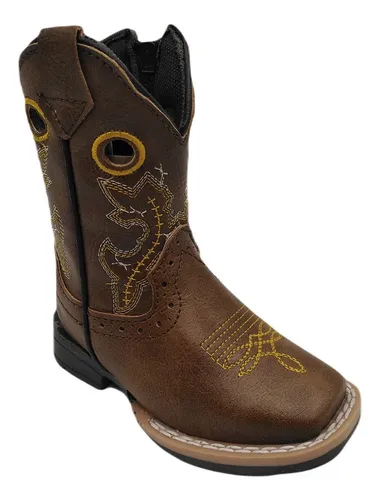 Bota Vaquera Para Niño Richard West 100 Camel (12.0 - 14.5)