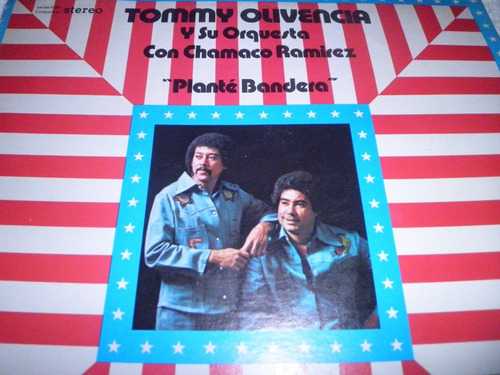 Disco Salsa Vinyl De Tommy Olivencia - Plante Bandera (1975)