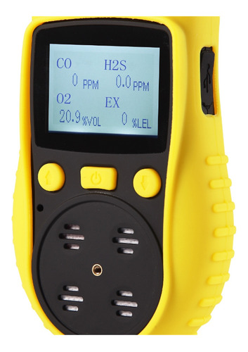 Co H2s O2 Lel Medidor De Detector De Fugas De Gas Múltiple