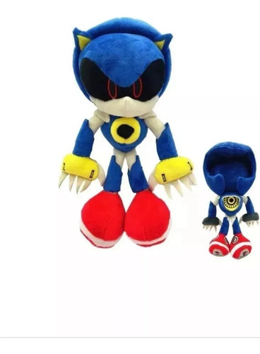 1 Peça De Brinquedo De Pelúcia Metal Sonic The Hedgehog