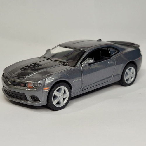 Abridor de puerta de hierro Camaro Trolley en miniatura, color gris, colección de coches