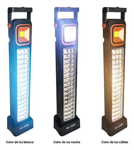 X2 Lampara De Emergencias Solar Recargable Luz Focos 48 Led