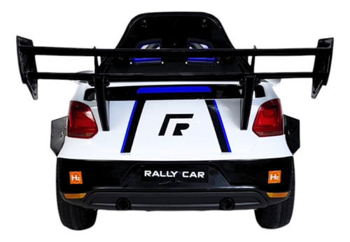 Montable Electrico Para Niños Carro Rally Con Control Color Azul