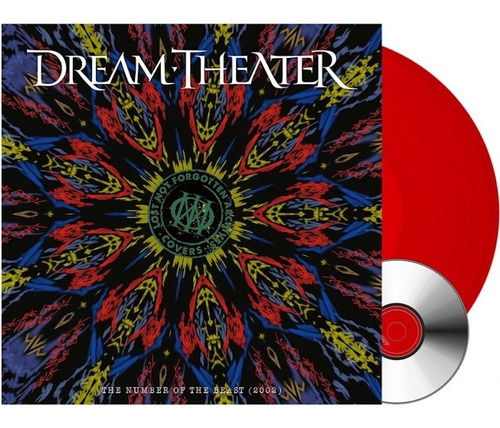 Dream Theater The Number Of The Beast Lp Red Vinyl + Cd