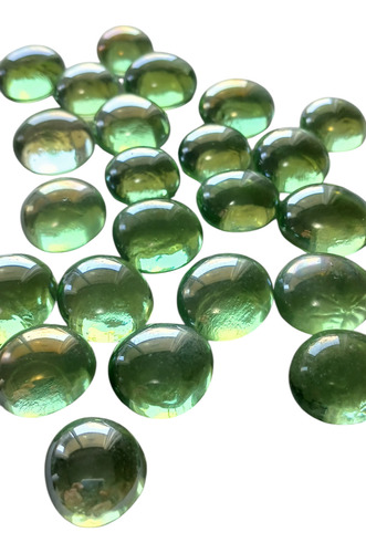 Gema De Vidrio X50unid Verde Nakaradas Verde Claro