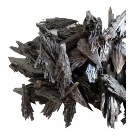 100 Gr Piedra Cianita Escoba De Bruja Cristal Natural