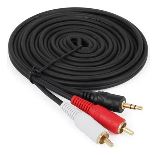 Cable Adaptador Plug M A Rca M De 5 Metros 