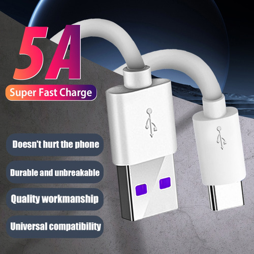 Cable Micro Usb De 1 A 10 Piezas, Cable De Datos De Carga Rá