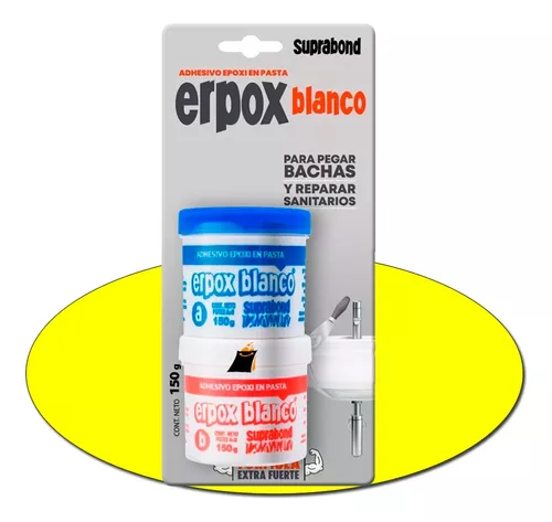 Adhesivo Epoxi Suprabond Erpox Acero Pasta Dos Componentes