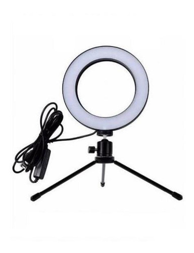 Iluminador Ring Light Selfie De Led - 6 Polegadas