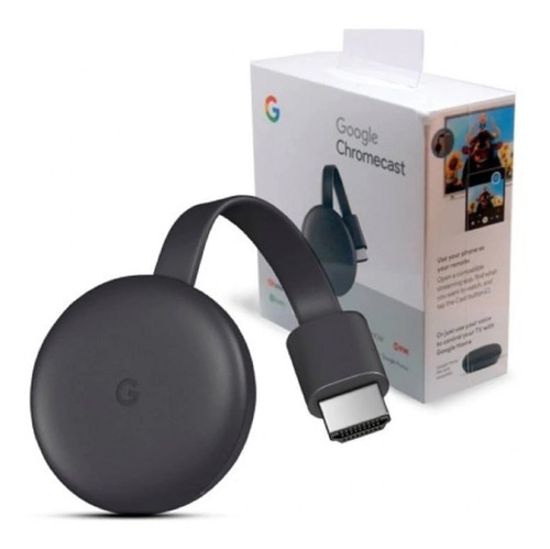 Google Chromecast GA00439 3.ª generación Full HD carbón