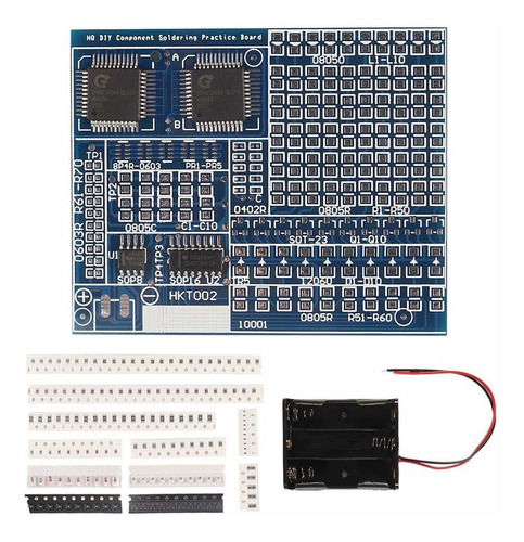 Tablero Practica Soldadura Smt Kit Diy Entrenamiento Led