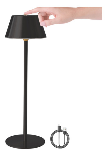 Lámpara Portátil Luz Led 360º Táctil 3 Tipos De Luz Batería