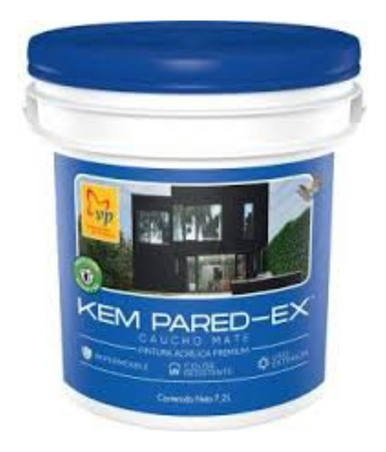 Pintura Blanco Exterior Paila 04 Gal Kem Paredex Vp 5980