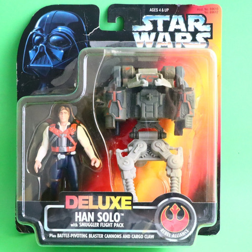 Star Wars Figura Deluxe Han Solo Smuggler Flight Pack Empsw