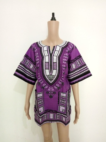 1 Piezas Unisex Africano Vestido De Algodón Dashiki Étnico C