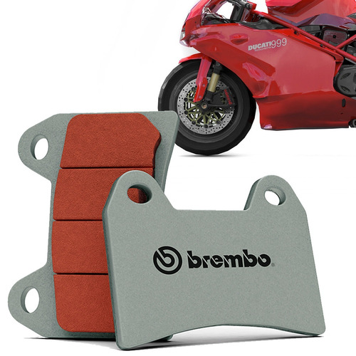 Pastilha Freio Dianteira Ducati 999 Racing Sinterizada Cinza