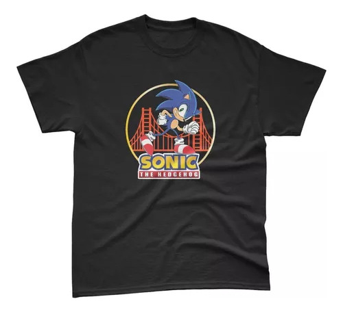 Remera Sonic Sega Pelicula Mod1  Unisex