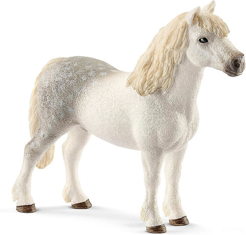 Poni semental oficial realista de Schleich, caballo galés