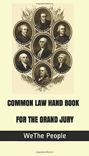 Mon Law Grand Jury Handbook Mon Law Series -, De People, We. Editorial Independently Published En Inglés