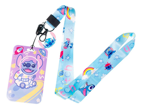 Lanyard De Dibujos Animados Porta Credenciales De Anime...