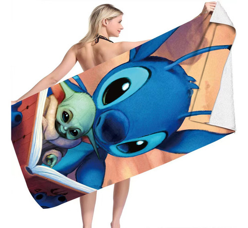 Toalla De Baño Lilo & Stitch, Toalla, Toalla De Playa Stitch