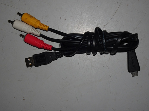 Cable Av Usb Sony Type3 Rca Cámara De La Serie Cybershot