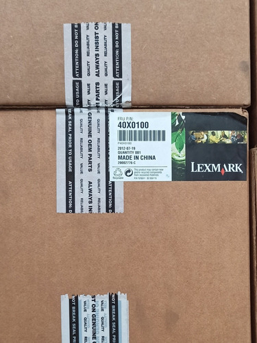 Kit De Mantenimiento Lexmark T644 X644 40x0100 Original 