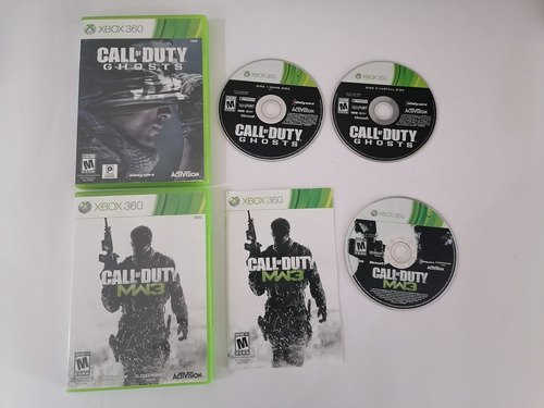 Combo Call Of Duty Modern Warfare 3 + Ghosts Xbox 360