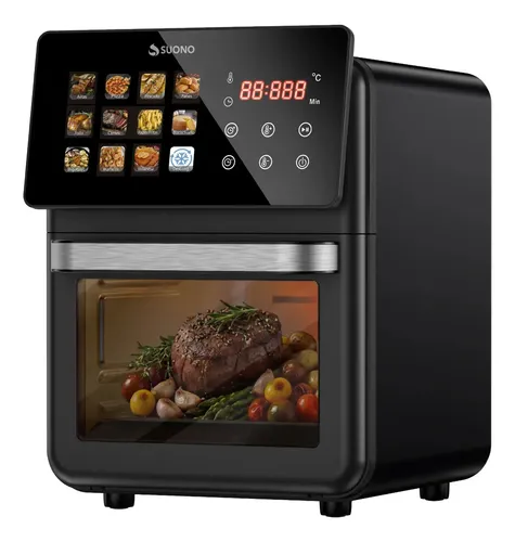 Freidora De Aire Suono Airfryer Neo Oven Descongela Fríe Asar Recalenta 12 L Comida Saludable Pantalla Xl Color Negro