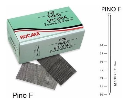 Pino F-25 Rocama Para Uso Em Pinadores Pneumaticos