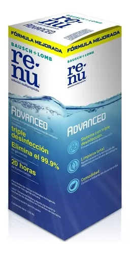 Solución Bausch + Lomb Renu Advanced 355ml con estuche para lentes de contacto blandos