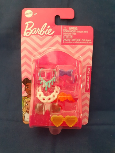 Barbie Accesorios Collares,lentes, Cintillo/juguete/cotillon