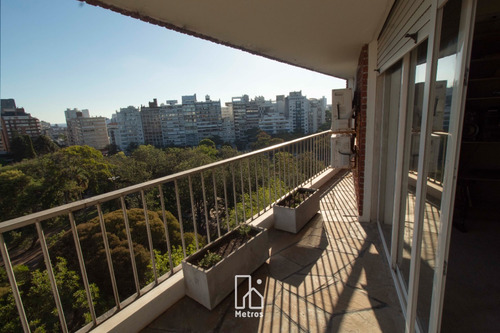 Venta Apartamento Villa Biarritz 3 Dormitorios + Servicio -terraza Vista Al Parque- Garaje - Calefacción Central