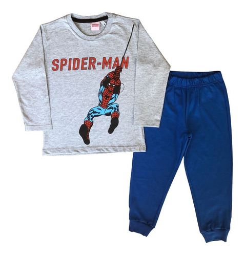 Pijama Spiderman Hombre Araña Manga Larga Original Marvel