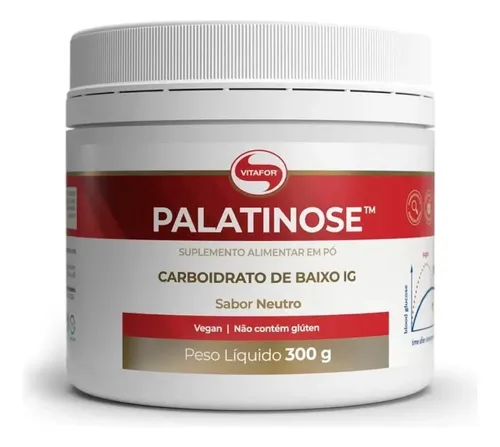 Palatinose Vitafor Vegano 300g Sabor Neutro — R$ 46,92 em Mercado Livre, 43% OFF