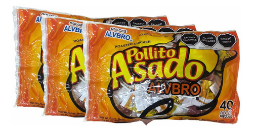 Paleta De Pollo Rostizado Asado Alvbro 1000 Pz
