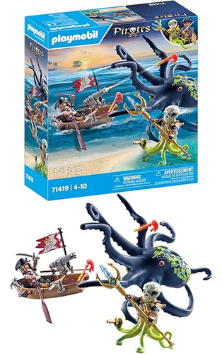 Playmobil 71419 Batalla Con Pulpo Gigante
