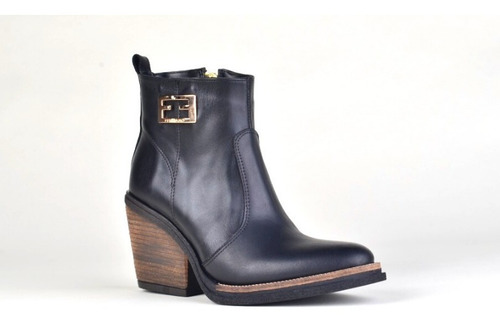 Imagen 2 de 9 de Botas Botinetas Texanas De Mujer De Cuero Georgi - Ferraro