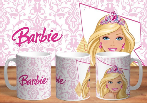 Taza De Ceramica - Barbie Princesa - #k