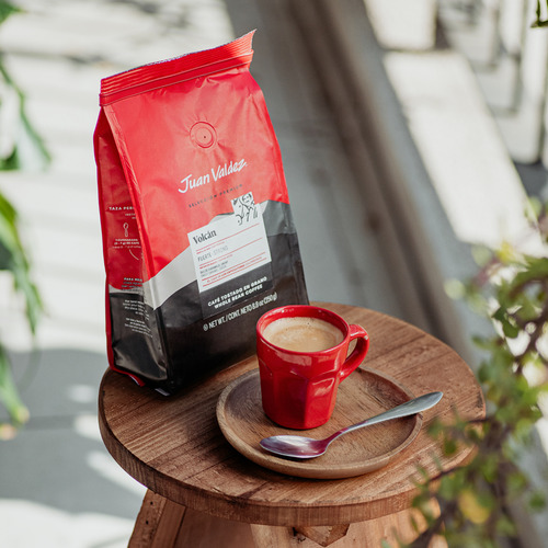 Cafe En Granos Juan Valdez Volcan 454g Original Colombia